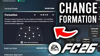 How To Change Formation In FC 26 - Step By Step