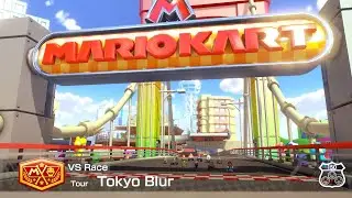 Mario Kart 8 Deluxe Tour Tokyo Blur Gameplay