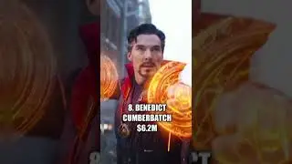 Top 10 highest paid MCU actors #shorts #top10videos