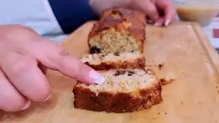 BANANA BREAD cake, made by my daughter ‼️‼️‼️#love #violintune #loveyou #reels #roblox #recipe