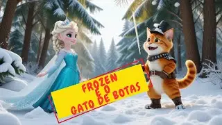 Aventuras DE FROZEN e O GATO DE BOTAS