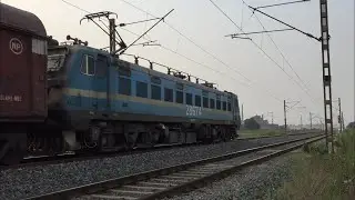 Jhansi WAG7 in WAP4 Shell with BCNHL - Indian Railways.