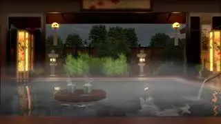 Hot spring in Japan on a rainy evening - 10 hours of rain sounds,Relaxation and Sleep