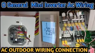 O general ac outdoor wiring. Mini split inverter ac wiring