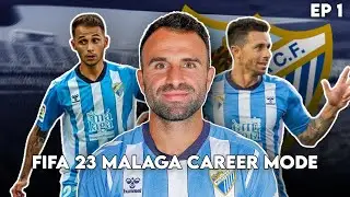 FIFA 23 MALAGA CF REALISTIC CAREER MODE S1 EP 1 TIME TO REBUILD THIS SPANISH GIANT !!