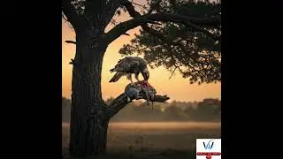 Eagle Hunting Rabbit in the Morning #viralshorts #viralvideo #new #wildlife #best #eagles