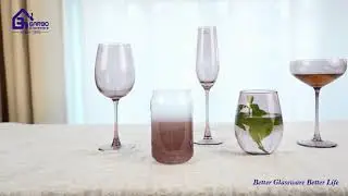 2026 Brown Champagne Glass Cups Sets Stemware Goblets