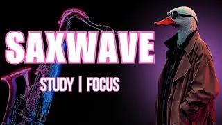 Rain City Saxwave 🌧️ Lofi Saxophone Synthwave Mix | Study, Focus & Late Night Neon Vibes | 41 Min