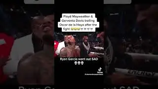 Tank Davis Team Laugh and Insult Oscar dela Hoya after Ryan's defeat