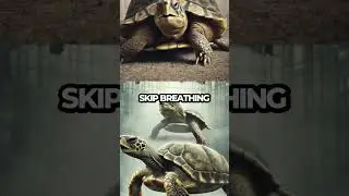Turtles Breathe Through Butts?! Nature's Fascinating Survival Trick! #Shorts