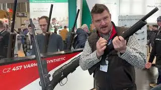 NEW CZ 457 Varmint Synthetic, 22lr, 17 HMR, IWA 2023