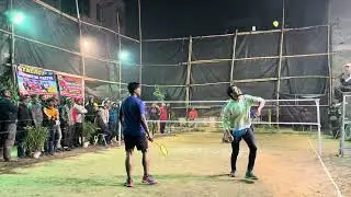 Outdoor Badminton Match Cho & Utsab Vs Jijo & Partner #shuttlershubho #outdoorbadmintonmatch