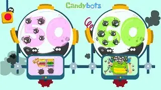 Candybots Numbers 123 - Learn counting 50 to 60 number - Education Apps for Kids