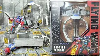 Baiwei Flying Wing TW-1122 KO Transformers  Studio series SS44 Jetwing Trailer Optimus Prime