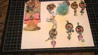 Bottle Cap Charms with your Prima Dolls and New ektools punches