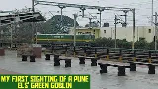 PUNE WAG9HC : My first sighting of a Pune Diesel Loco Shed's E-Loco!!!
