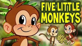 5 Little Monkeys Jumping On The Bed + Humpty Dumpty + Itsy Bitsy Spider | Compilation | Kids Songs