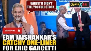 S. Jaishankar, delivered a witty one-liner about US Ambassador Eric Garcetti