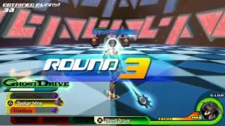 Kingdom Hearts Birth By Sleep PPSSPP 1.3 - Aqua vs Sinister Sentinel [Proud Mode]
