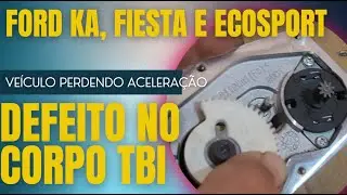 FORD KA, FIESTA E ECOSPORT Veículo Perdendo Aceleração, Acelerador não funciona, TESTE completo TBI.