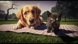 Buddy the dog and his unsettling picnic trip with the kitten at the park: What REALLY Happened