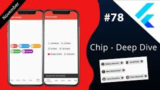 Flutter Tutorial - Chip - Deep Dive