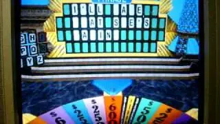 Playstation Wheel of Fortune Run Game 25 Part 1