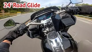First Ride 2024 Harley Davidson Road Glide After Modifications #cyclefanatix #harleydavidson