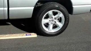 SEAL A FLAT tire sealant seals over 80 tire punctures in Goodyear tires on a New Dodge Ram truck!