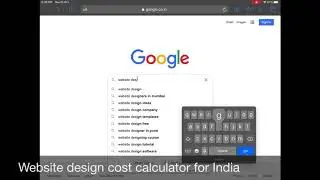 Website Design Cost Calculator India