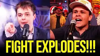 I DESTROYED an Angry Crowd of Trump Fans