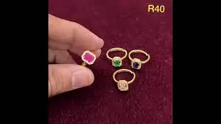 Price: 395//adjustable adults rings