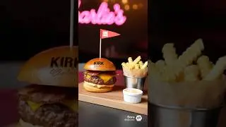 They all knew Kirk Burger at Charlie&rsquo;s burger restaurant  #viral #charliekirk  #foodie #smashburger