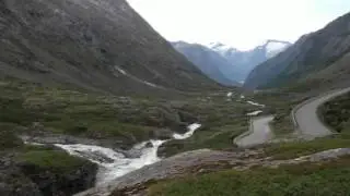 National Tourist Route Gamle Strynefjellsvegen. Norway.