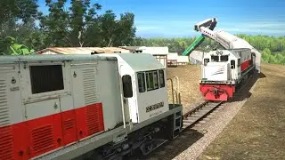 AMAZING! Flying Train Over Dangerous Zig Zag Crossing | Flying Train On The Bridge Over The River