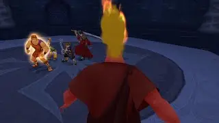 KH2 Final Mix: Sora, Hercules, Auron, Goofy vs Hades. (Critical Mode) (No Damage)