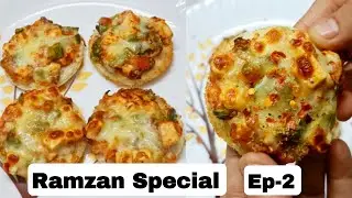 Ramzan Series Episode 2 | Mini Pizza Bites Iftar Special| Ramadan Special Recipes By Cozelia Mix 