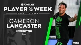 Hat trick hero 🦸&zwj;♂️ | Cameron Lancaster | USL League One Player of the Week
