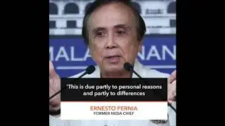 NEDA  CHIEF ERNESTO PERNIA RESIGN