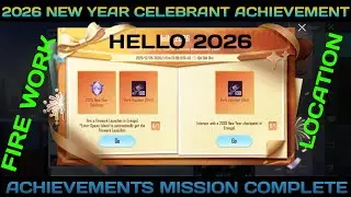 ✅FIREWORK LAUNCHER CONFIRM LOCATION IN PUBG MOBILE |COMPLETE 2026 NEW YEAR CELEBRANT ACHIEVEMENT!