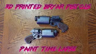 Matched Pair Of Bryar Pistols Paint Time-Lapse