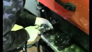 Установка гребного винта на вездеход Z 8x8