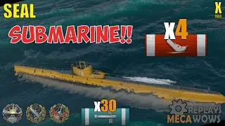 Submarine Seal 4 Kills & 267k Damage | World of Warships Gameplay
