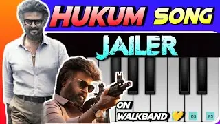 Hukum Song Piano Cover | Hukum Piano Tutorial  | Rajnikanth | Anirudh | Jailer