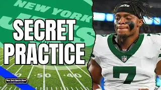 Justin Fields Held 'Secret' Practice | Aaron Glenn In Attendance 