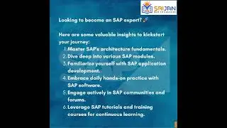 Become an SAP expert