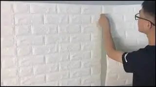 3D wall stickers waterproof decor self adhesive wallpaper for TV background room bedroom DIY brick