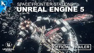Space Frontier Stations - 4K Cinematic Trailer - Unreal Engine 5 #GameDev #UE5
