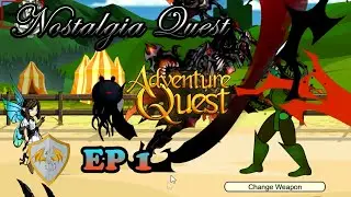 AQ | Adventure Quest | Battleon | The beginning of Lucky BeastMage - Ep1