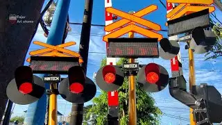 Perlintasan Kereta Api Jakarta | 3 Fitur Unik Running Text Palang Benhil, Cengkareng Drain, Basmol